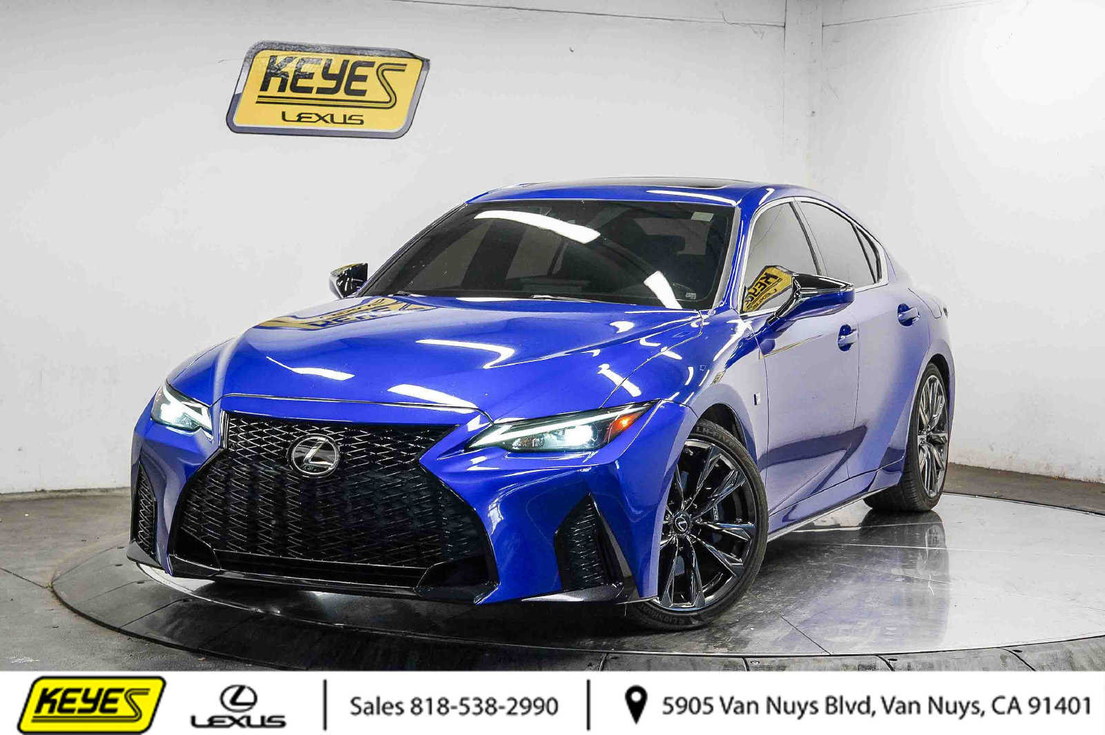 Used 2021 Lexus IS 350 F Sport w/ Navigation Package RWD image 1