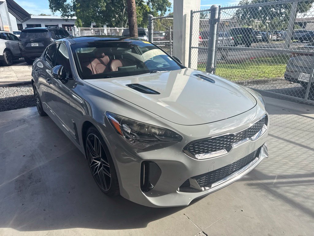 Certified 2023 Kia Stinger GT2 w/ Red Interior Color Package RWD image 5