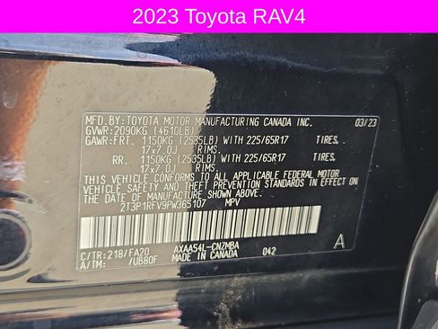 Used 2023 Toyota RAV4 XLE image 31