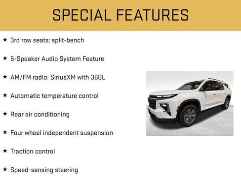 Used 2025 Chevrolet Traverse LT AWD/4WD image 12