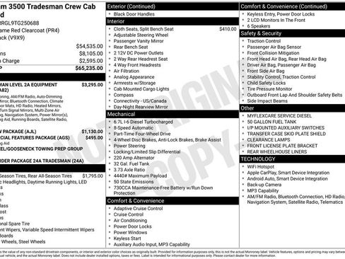 New 2026 RAM 3500 Tradesman AWD/4WD image 26
