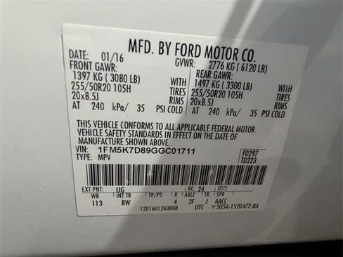 Used 2016 Ford Explorer XLT w/ Equipment Group 202A image 33