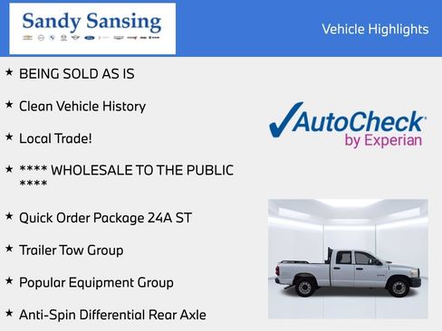 Used 2008 Dodge Ram 1500 Truck ST w/ PWR & Remote Entry Group RWD image 8