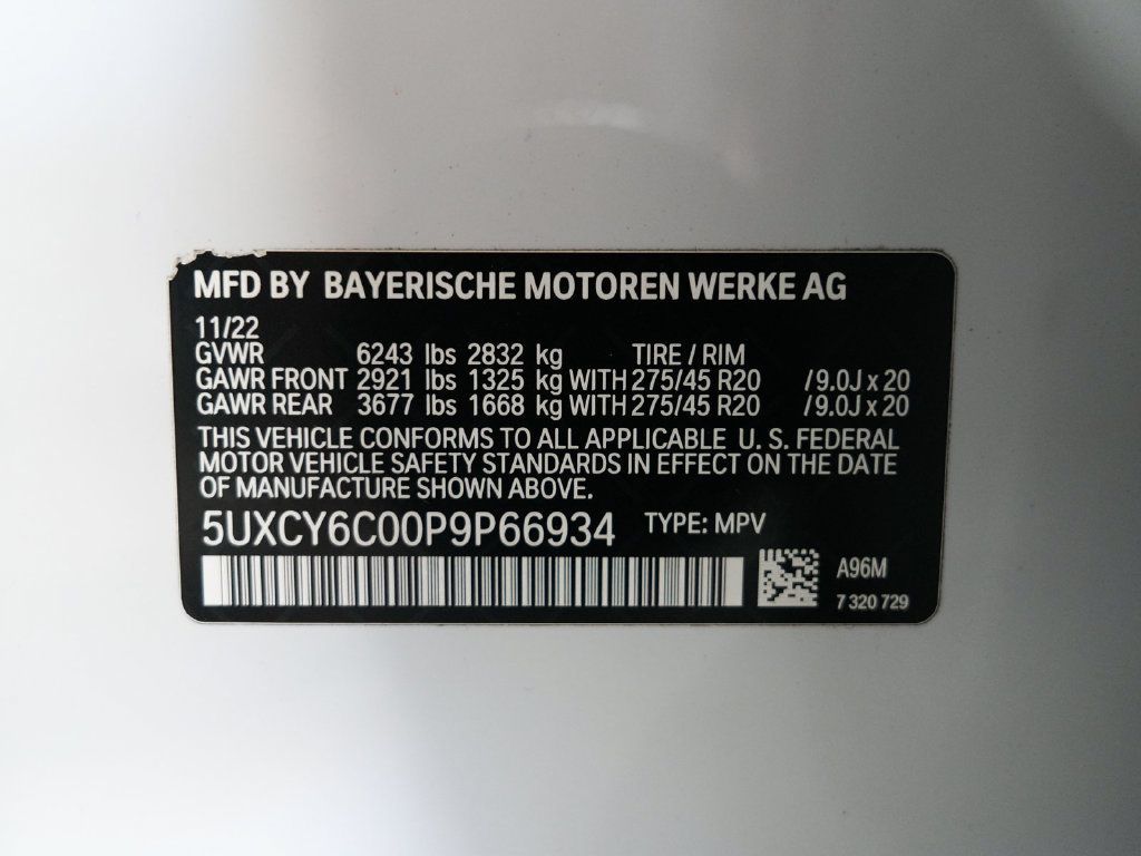 Used 2023 BMW X6 xDrive40i w/ M Sport Package AWD/4WD image 15