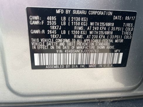 Used 2018 Subaru Outback 2.5i Limited AWD/4WD image 14