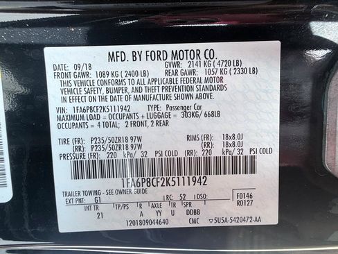 Used 2019 Ford Mustang GT RWD image 18