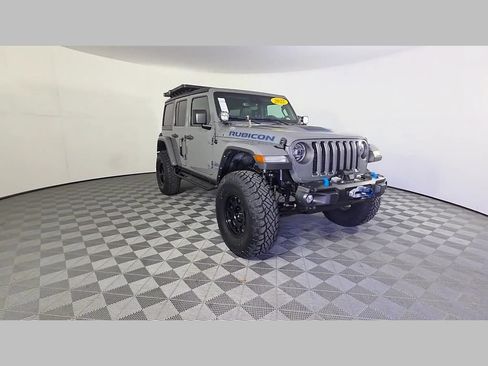 Used 2022 Jeep Wrangler Unlimited Rubicon 4xe w/ Steel Bumper Group AWD/4WD image 53