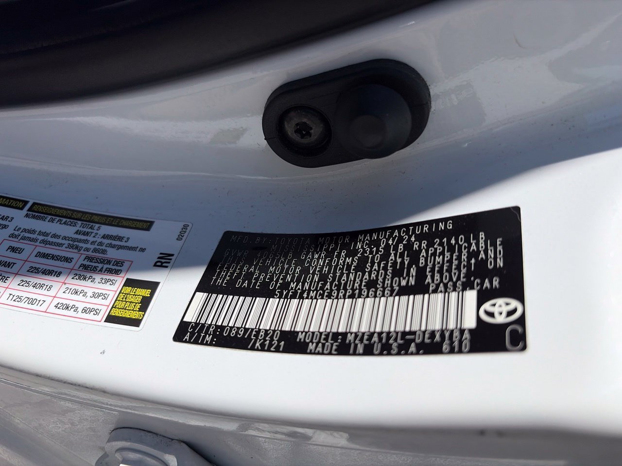 Used 2024 Toyota Corolla XSE FWD image 15