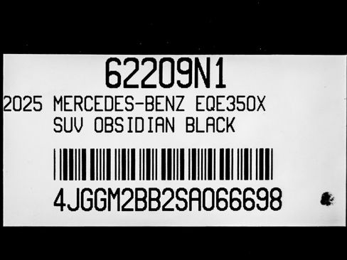 Certified 2025 Mercedes-Benz EQE 350+ SUV image 25
