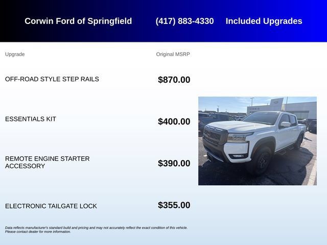 Used 2025 Nissan Frontier PRO-4X AWD/4WD image 5