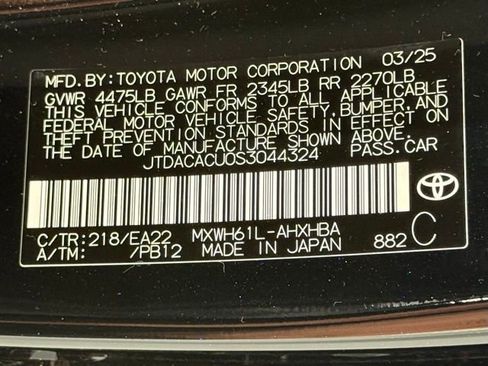 New 2025 Toyota Prius XSE Premium image 58