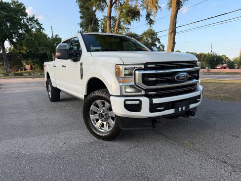 Used 2020 Ford F350 Platinum w/ Snow Plow Prep Package AWD/4WD image 2