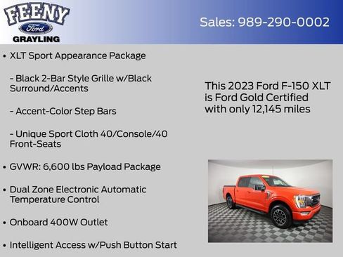 Used 2023 Ford F150 XLT w/ Equipment Group 302A High AWD/4WD image 24
