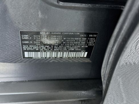 Used 2020 Subaru Outback Touring XT AWD/4WD image 12