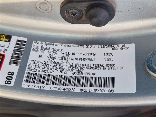 Used 2022 Toyota Tacoma SR AWD/4WD image 24