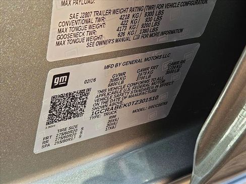 Used 2026 Chevrolet Silverado 1500 Custom RWD image 23