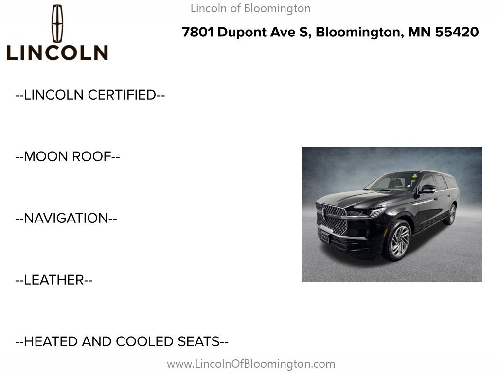 Used 2025 Lincoln Navigator L Reserve AWD/4WD image 5