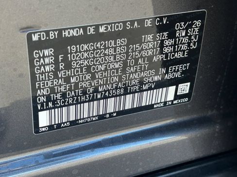 Used 2026 Honda HR-V LX image 33