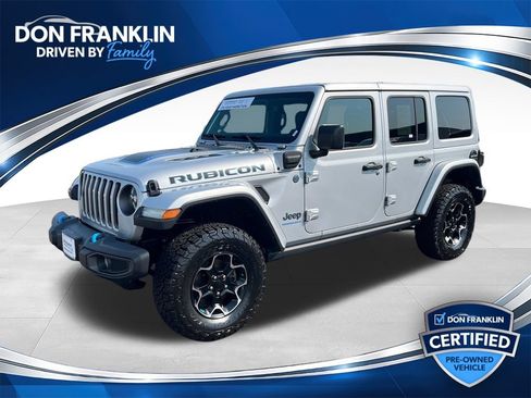 Used 2023 Jeep Wrangler Unlimited Rubicon 4xe w/ Cold Weather Group AWD/4WD image 1