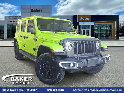 Used 2021 Jeep Wrangler Unlimited Sahara w/ Uconnect 4C Nav & Sound Group