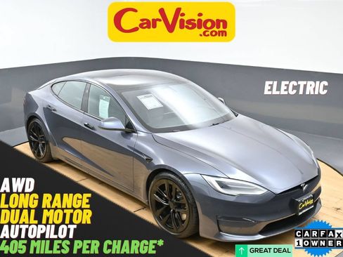 Used 2021 Tesla Model S Long Range AWD/4WD image 1