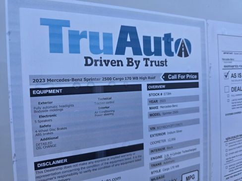 Used 2023 Mercedes-Benz Sprinter 2500 image 39