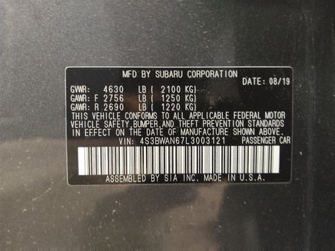 Used 2020 Subaru Legacy Limited AWD/4WD image 33