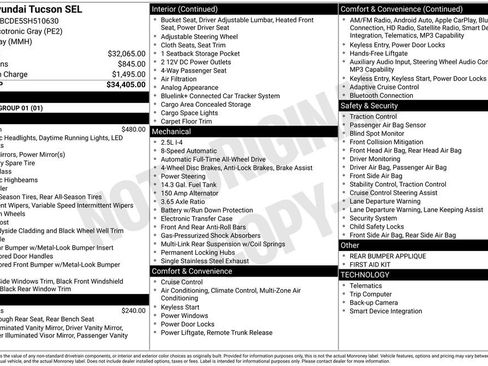 Used 2025 Hyundai Tucson SEL image 10