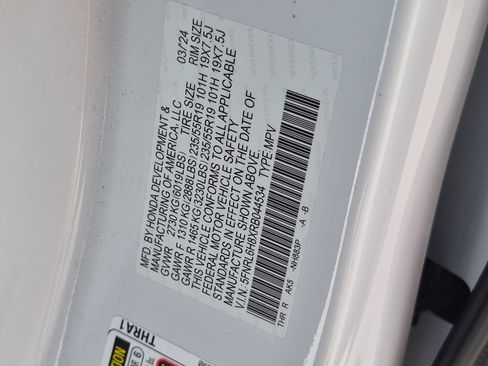 Certified 2024 Honda Odyssey Touring image 22