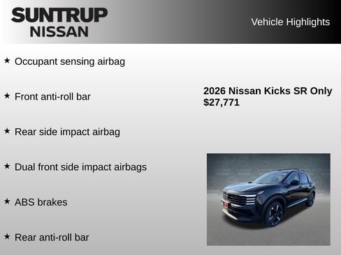Used 2026 Nissan Kicks SR w/ Cold Weather Package AWD/4WD image 23