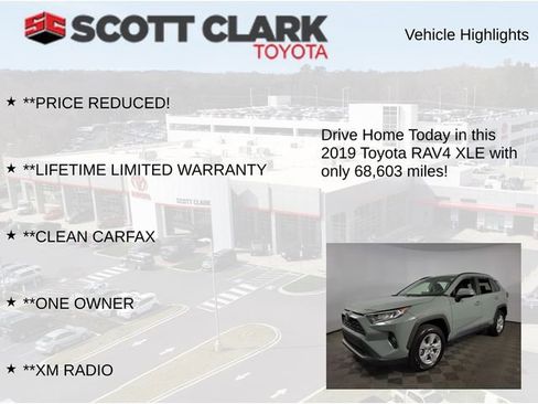 Used 2019 Toyota RAV4 XLE w/ Convenience Package image 12
