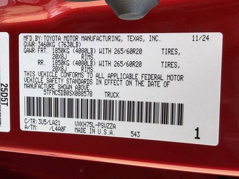 Used 2025 Toyota Tundra Platinum image 34