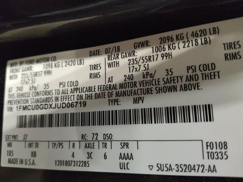 Used 2018 Ford Escape SE FWD image 33