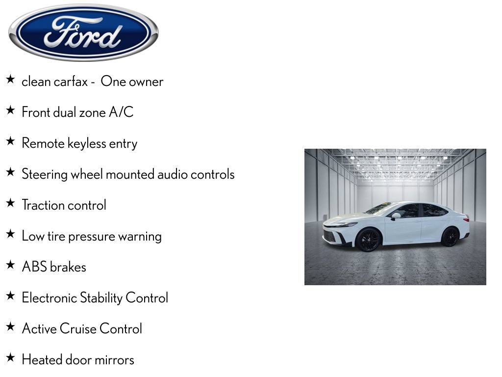 Used 2025 Toyota Camry SE w/ Convenience Package FWD image 4