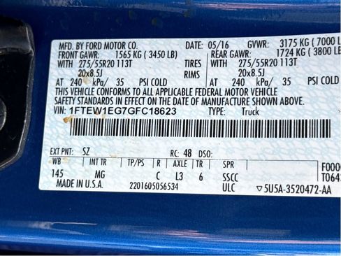 Used 2016 Ford F150 XLT w/ Equipment Group 302A Luxury AWD/4WD image 24