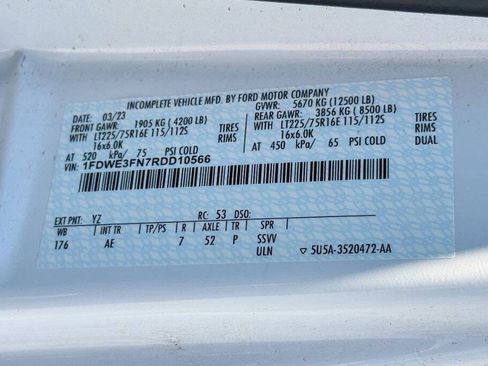 Used 2024 Ford E-350 and Econoline 350 Super Duty w/ Driver's Safety Package RWD image 12