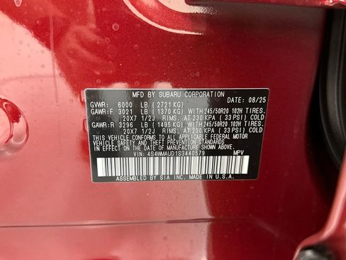 New 2025 Subaru Ascent Touring image 28