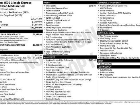 Used 2019 RAM 1500 Express w/ Express Value Package AWD/4WD image 3