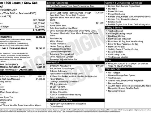 Used 2025 RAM 1500 Laramie w/ Night Edition AWD/4WD image 5