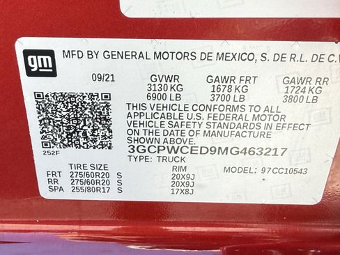 Used 2021 Chevrolet Silverado 1500 LT w/ Bed Protection Package RWD image 33
