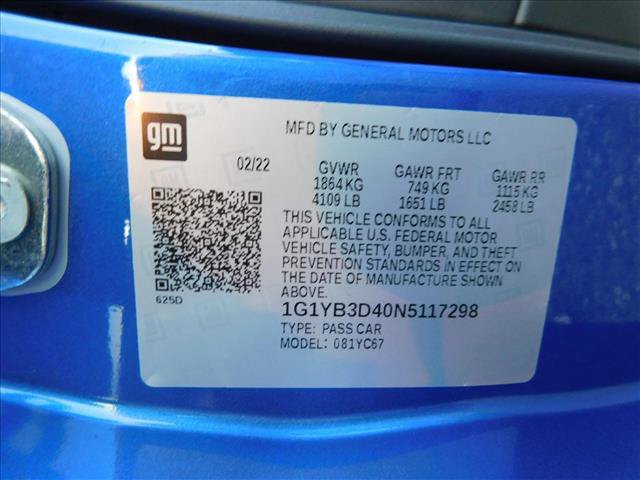 Used 2022 Chevrolet Corvette Stingray Preferred Conv w/ 2LT RWD image 15