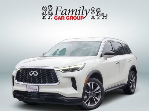 Used 2023 INFINITI QX60 Luxe w/ Cargo Package FWD image 1