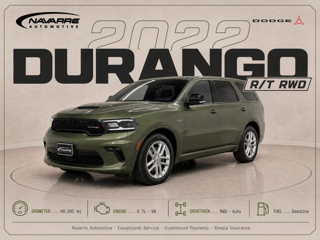 Used 2022 Dodge Durango R/T w/ Trailer Tow Group IV RWD image 1