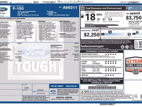 Used 2020 Ford F150 Lariat AWD/4WD image 12