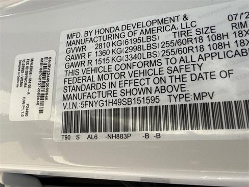 Certified 2025 Honda Pilot EX-L image 23