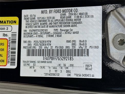 Used 2016 Ford Mustang GT Premium image 37