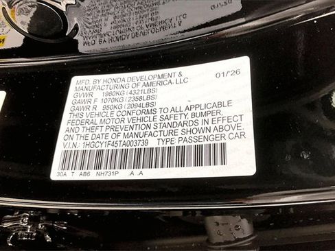 New 2026 Honda Accord SE image 19