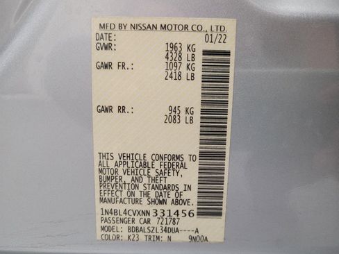 Used 2022 Nissan Altima 2.5 SR FWD image 33