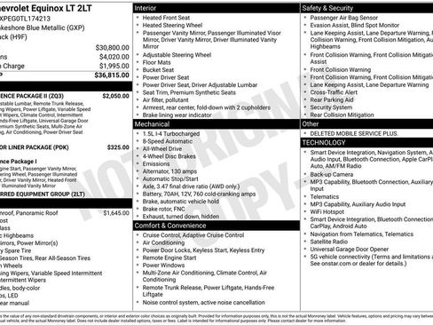 Used 2026 Chevrolet Equinox LT w/ Convenience Package II AWD/4WD image 10