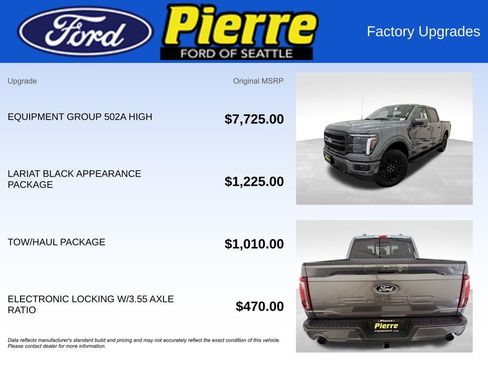 New 2025 Ford F150 Lariat w/ Equipment Group 502A High image 13